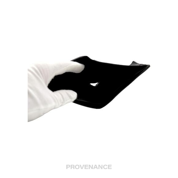 🔴 Gucci Logo Stripe Web Bifold Wallet - Black Leather - Picture 8 of 10